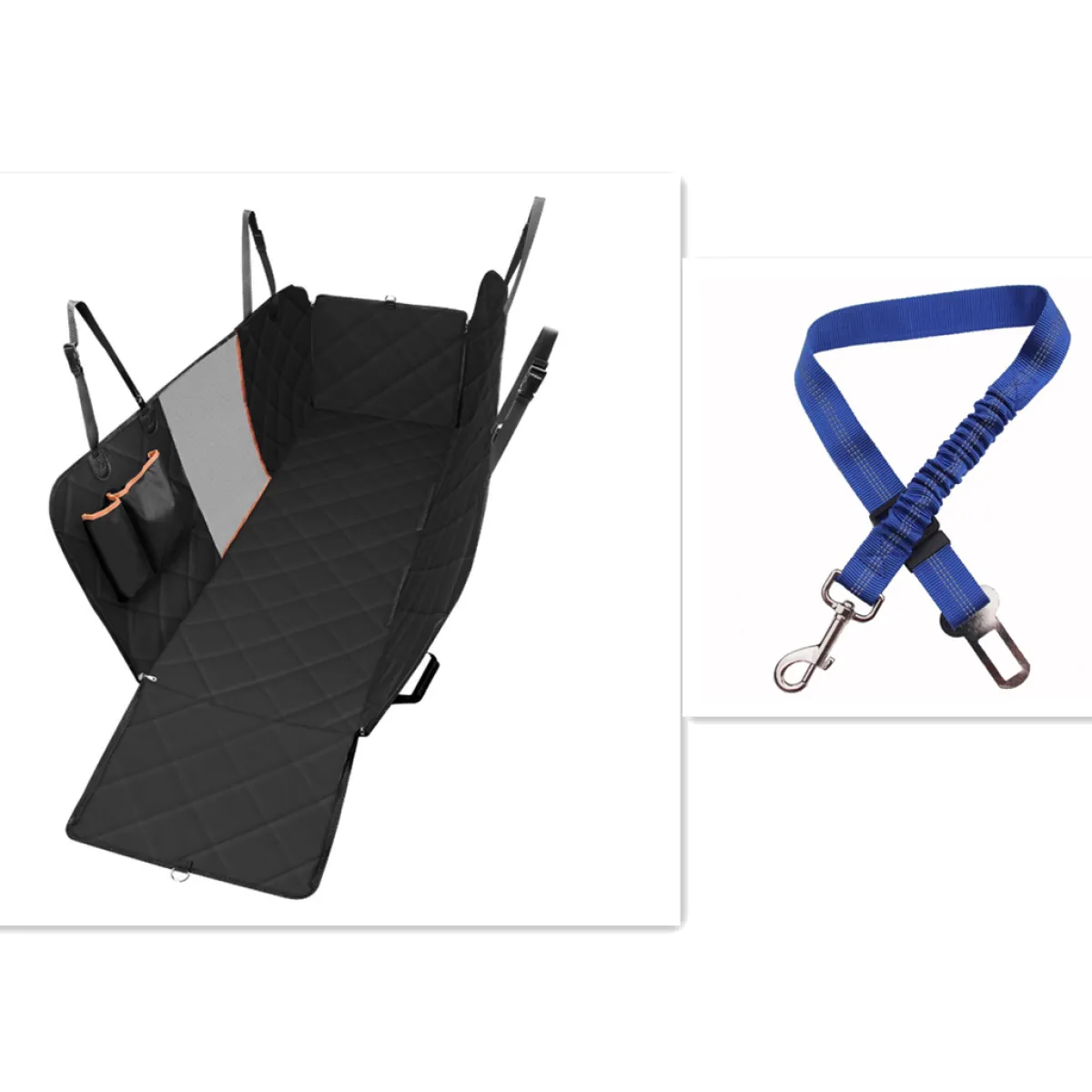 Dog Seat Cover – Large Hammock with Mesh & Pocket