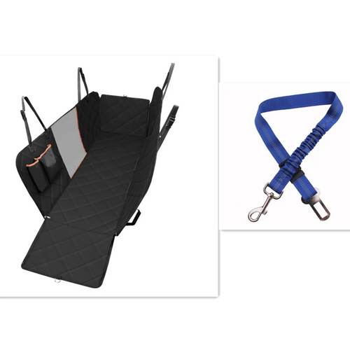 Dog Seat Cover – Large Hammock with Mesh & Pocket
