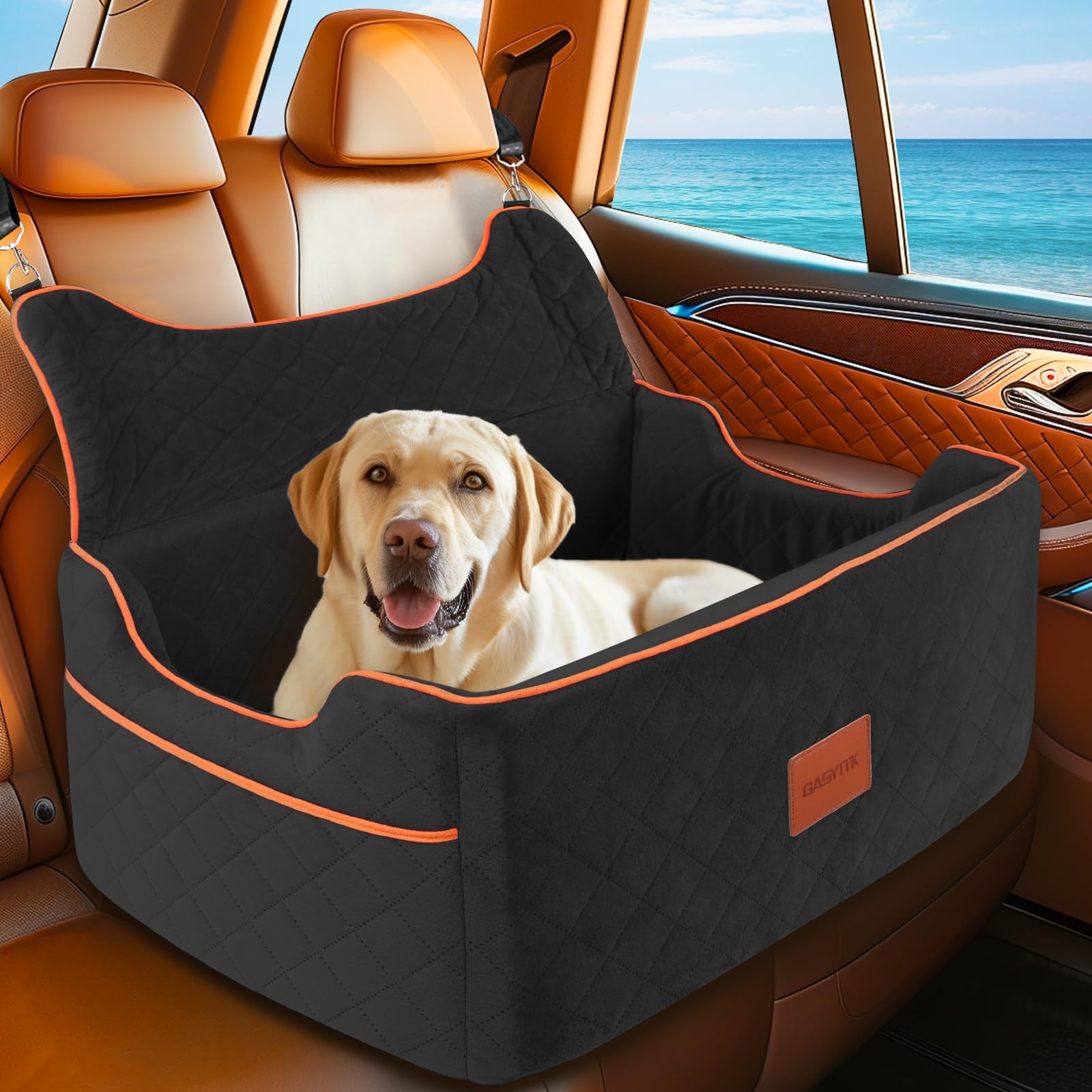 Dog Car Seat for Large or Medium Sized Dog - Detachable & Washable